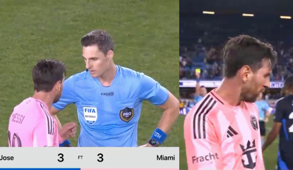 Inter Miami bị cầm hòa, Messi nhận thẻ vàng khi chỉ tay thẳng mặt trọng tài- Ảnh 1.