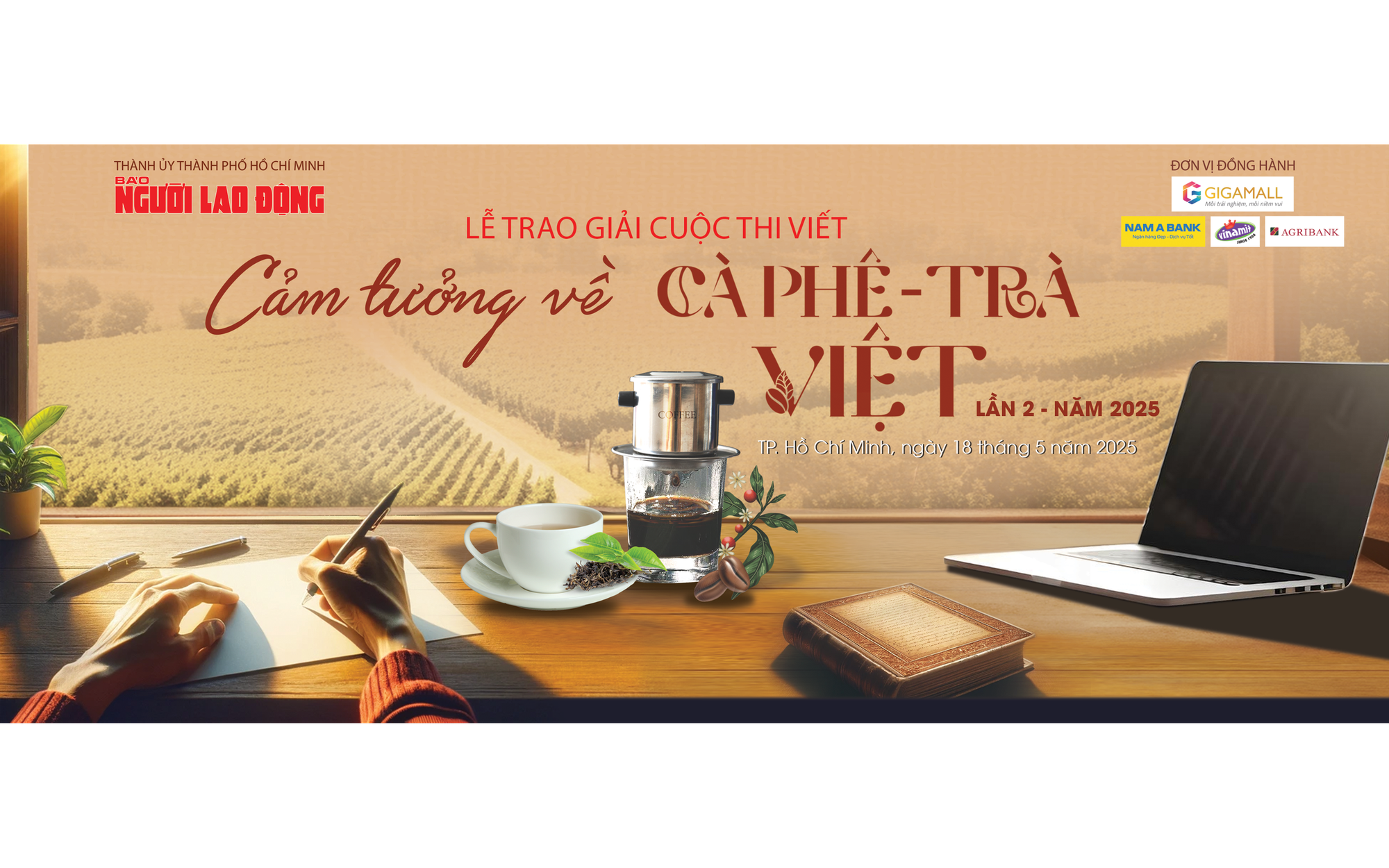 Cuộc thi "Cảm tưởng về cà phê - trà Việt": 9 tác giả, nhóm tác giả đoạt giải