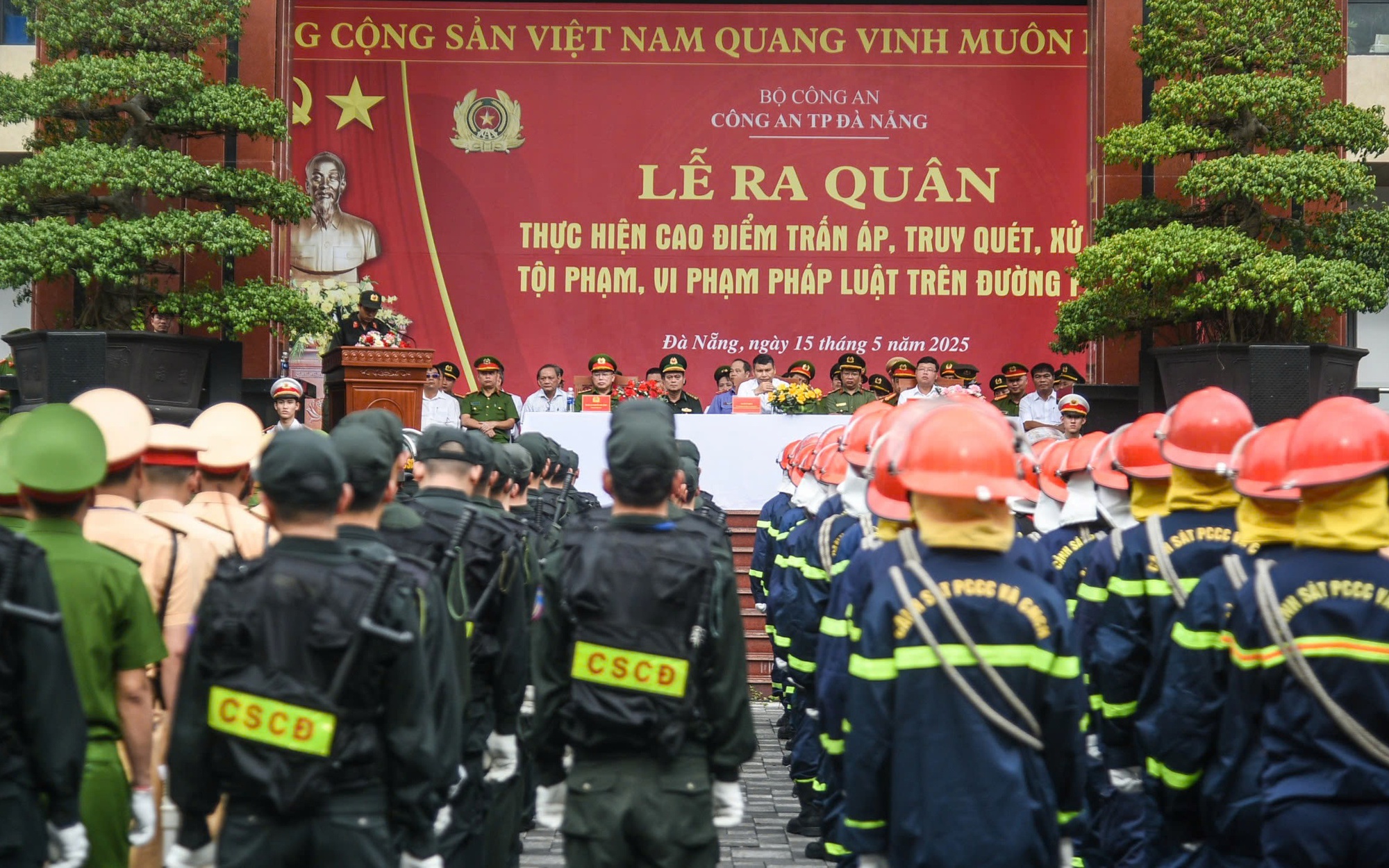 Công an Đà Nẵng bắt đầu trấn áp tội phạm, thanh thiếu niên gây rối trên đường phố