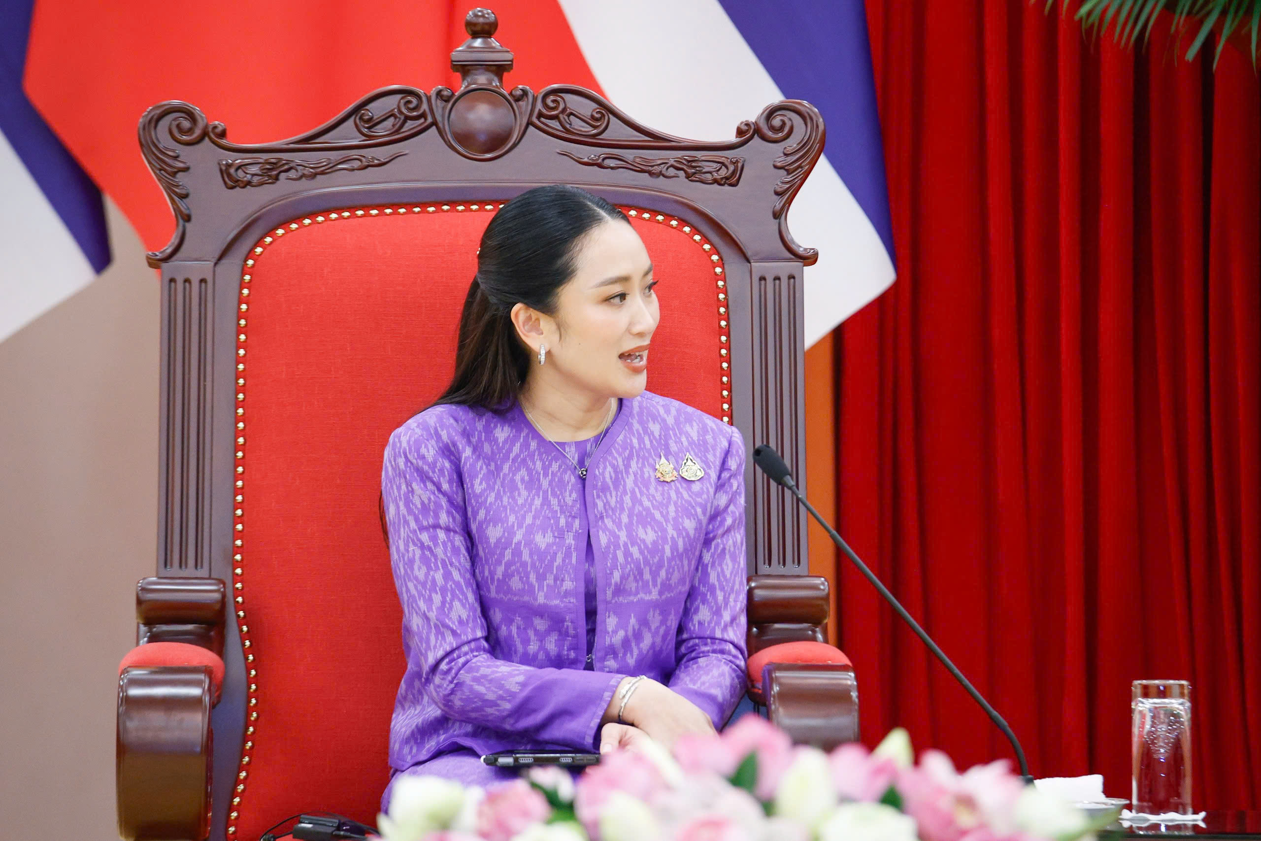 Tổng Bí thư Tô Lâm tiếp Thủ tướng Thái Lan Paetongtarn Shinawatra- Ảnh 7.