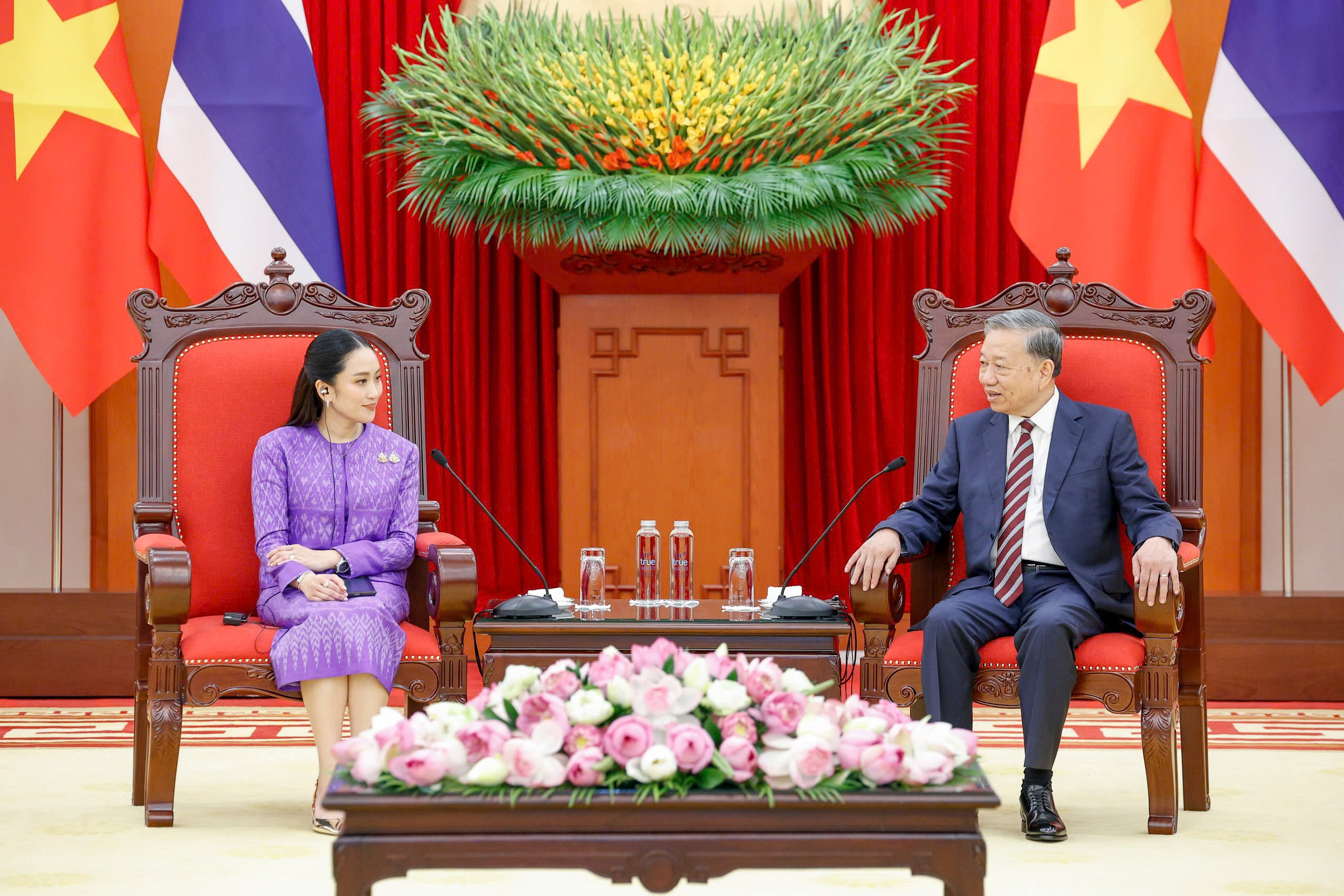 Tổng Bí thư Tô Lâm tiếp Thủ tướng Thái Lan Paetongtarn Shinawatra- Ảnh 5.
