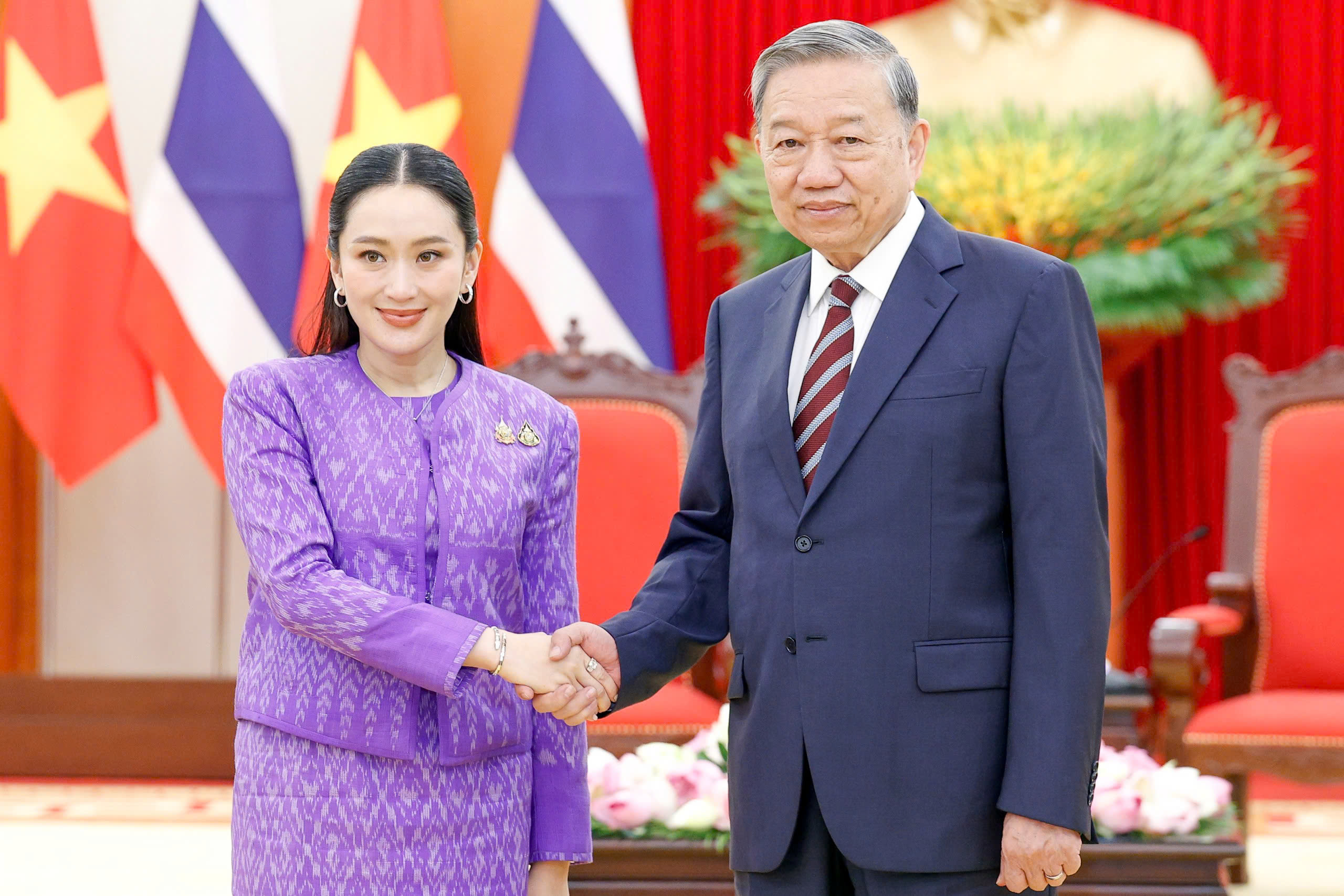 Tổng Bí thư Tô Lâm tiếp Thủ tướng Thái Lan Paetongtarn Shinawatra- Ảnh 3.