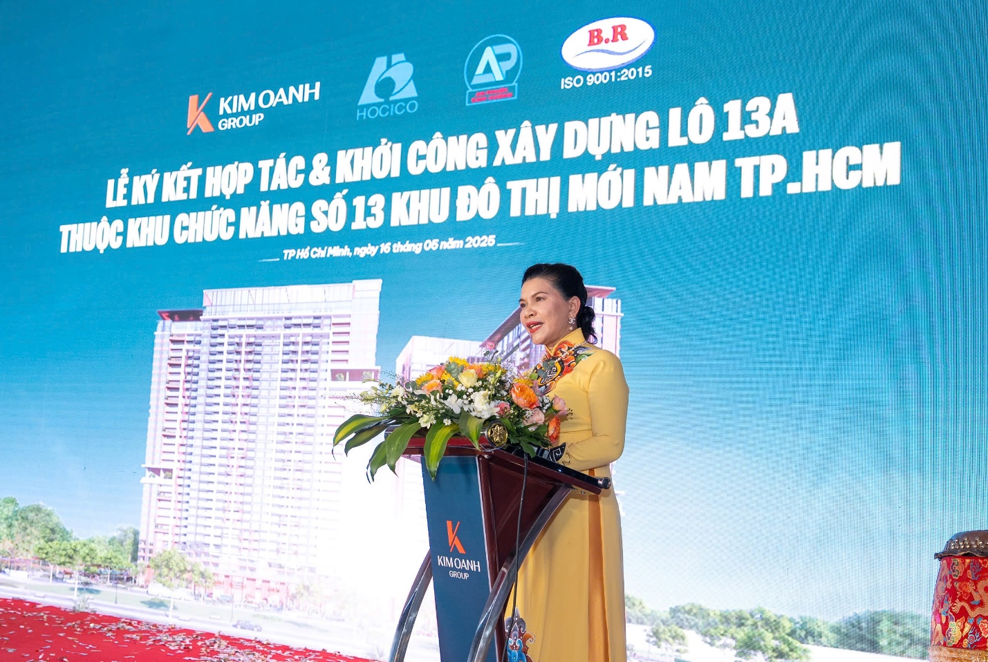Lễ K&yacute; kết hợp t&aacute;c & khởi c&ocirc;ng x&acirc;y dựng L&ocirc; 13A thuộc khu chức năng số 13 KĐT mới Nam TP HCM- Ảnh 1.