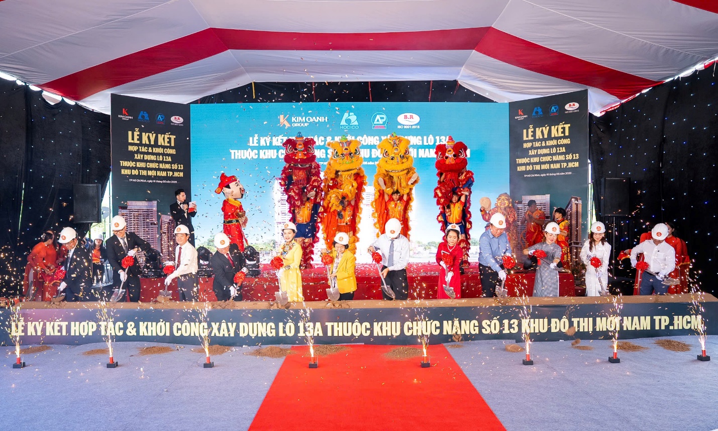 Lễ K&yacute; kết hợp t&aacute;c & khởi c&ocirc;ng x&acirc;y dựng L&ocirc; 13A thuộc khu chức năng số 13 KĐT mới Nam TP HCM- Ảnh 4.