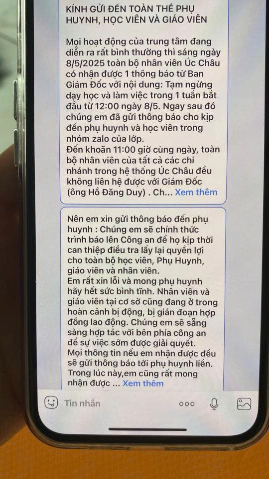 TP HCM: Phụ huynh lại điêu đứng vì trung tâm tiếng Anh đột ngột đóng cửa - Ảnh 2.