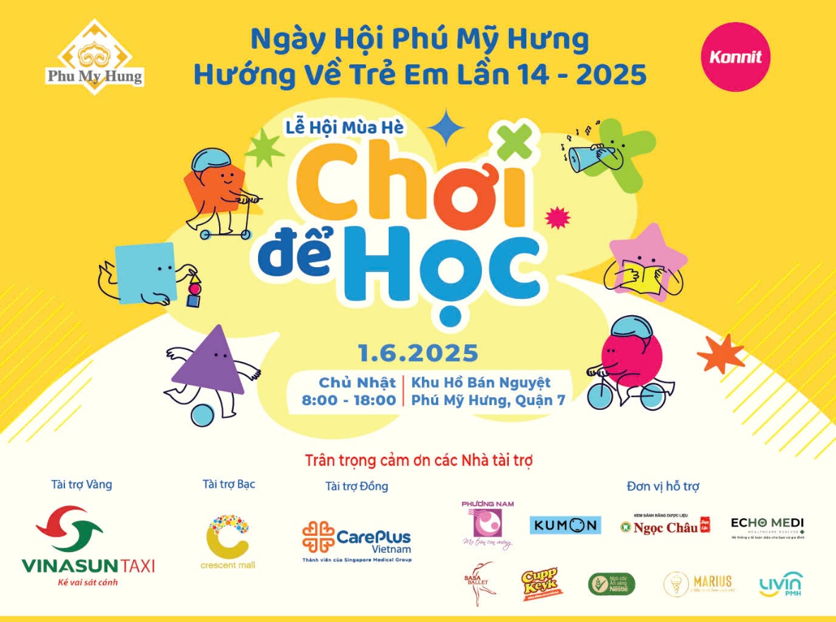 Ng&agrave;y hội &ldquo;Ph&uacute; Mỹ Hưng hướng về trẻ em&rdquo;: S&acirc;n chơi bổ &iacute;ch cho thiếu nhi dịp 1-6- Ảnh 1.