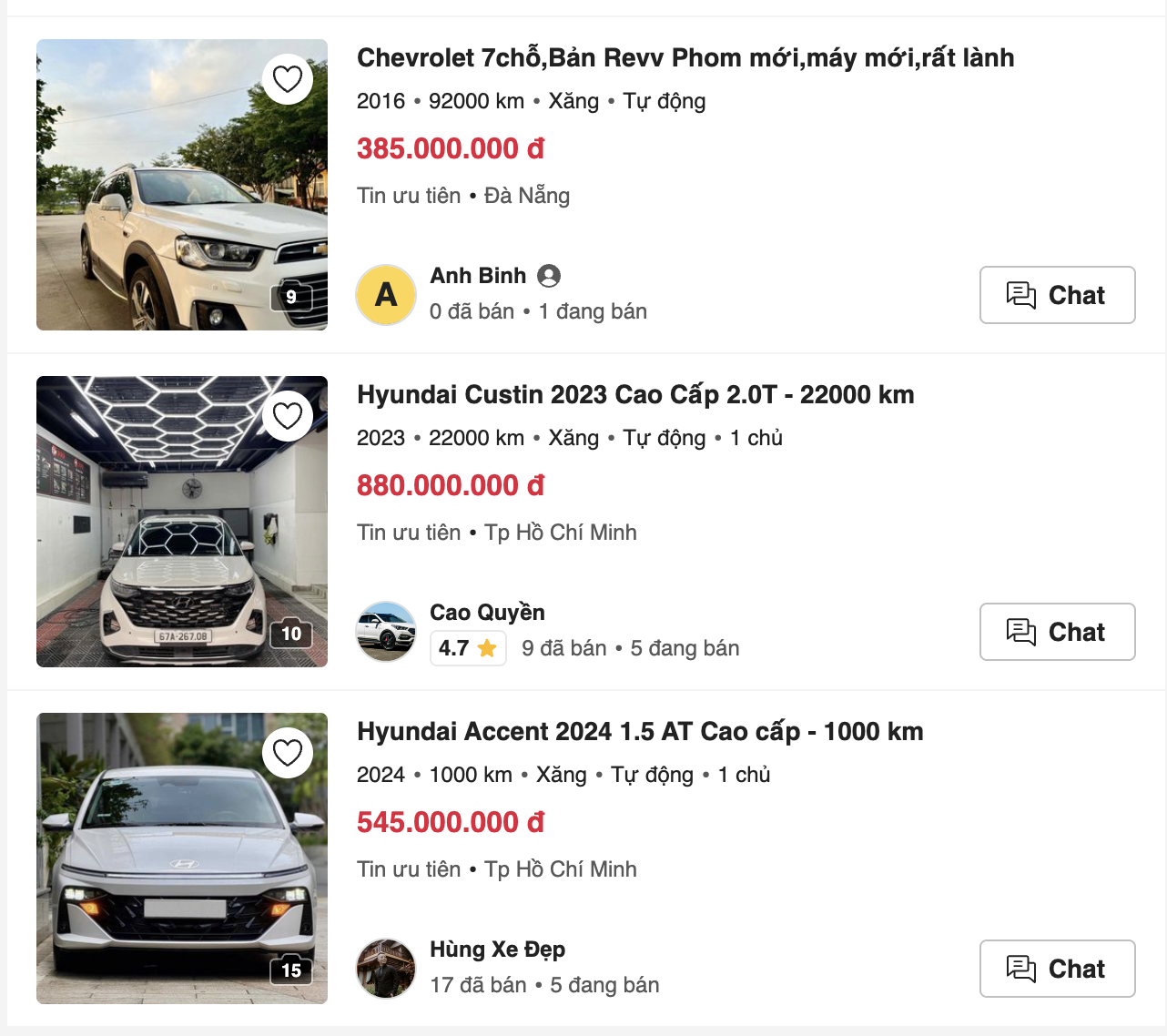 Khách tìm mua xe cũ nhiều hơn người bán trên mạng - Ảnh 1.
