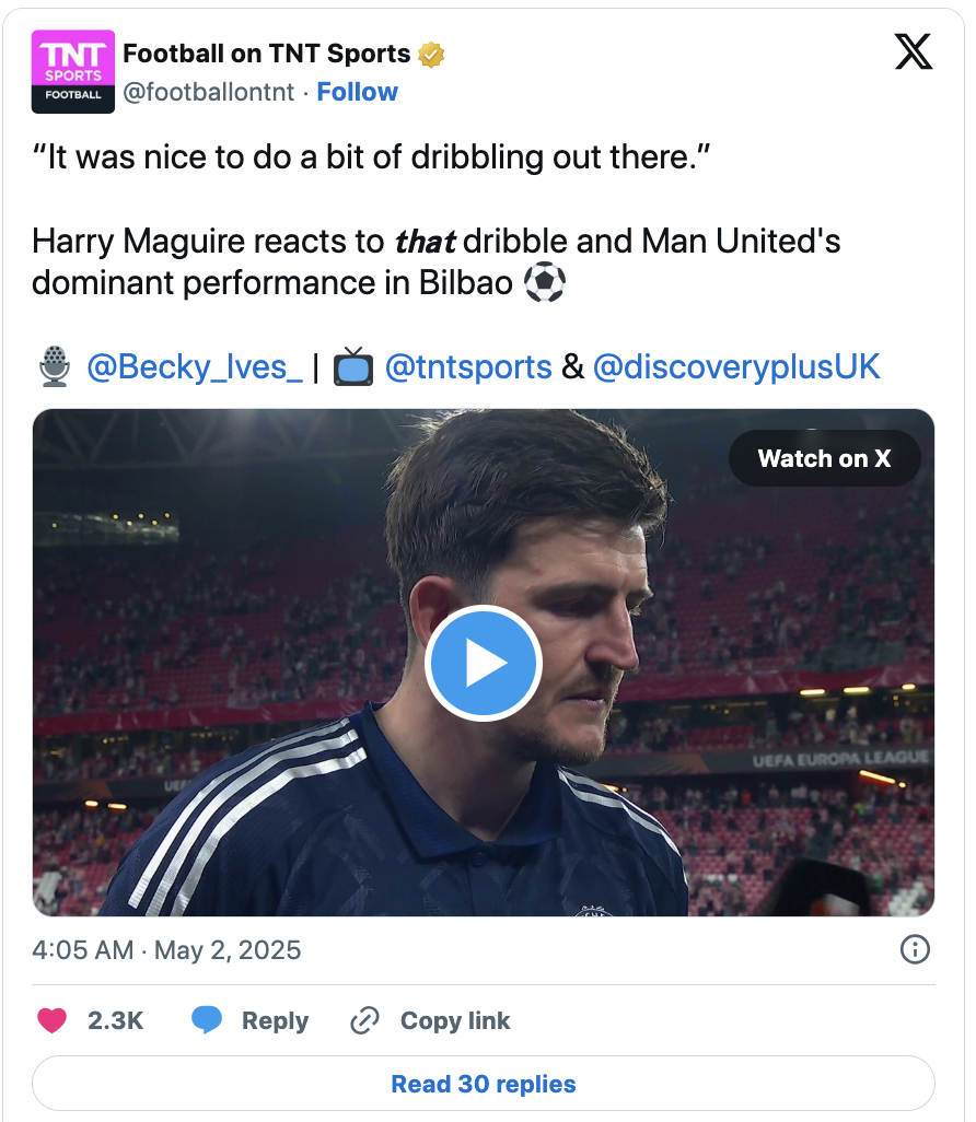 Harry Maguire kiến tạo kh&oacute; tin, đ&aacute; c&aacute;nh cực kh&eacute;t tại Europa League - Ảnh 5.