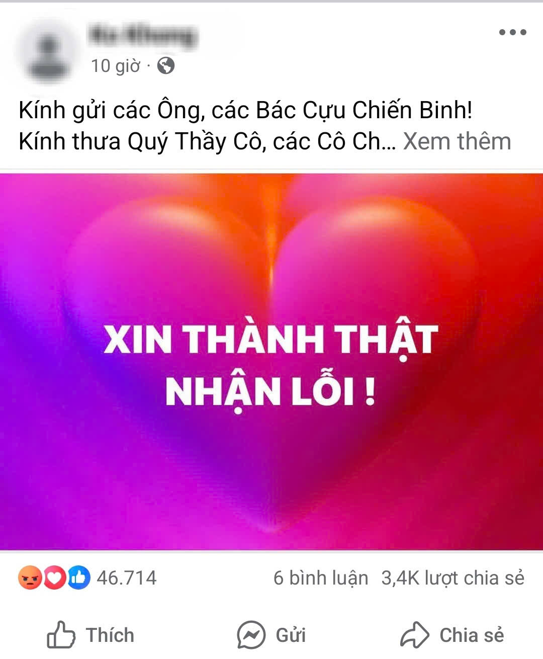 Vụ sinh vi&ecirc;n thiếu chuẩn mực với cựu chiến binh: Trường họp khẩn, nghi ngờ b&agrave;i xin lỗi d&ugrave;ng AI - Ảnh 2.