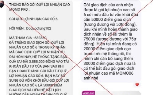 MoMo lên tiếng sau vụ người dân mất tiền khi đầu tư trên "MoMo Pro"