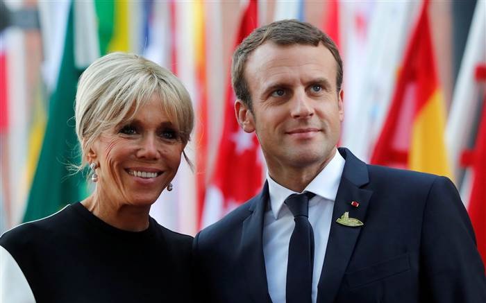 Tổng thống Ph&aacute;p Emmanuel Macron v&agrave; Phu nh&acirc;n tới H&agrave; Nội- Ảnh 2.