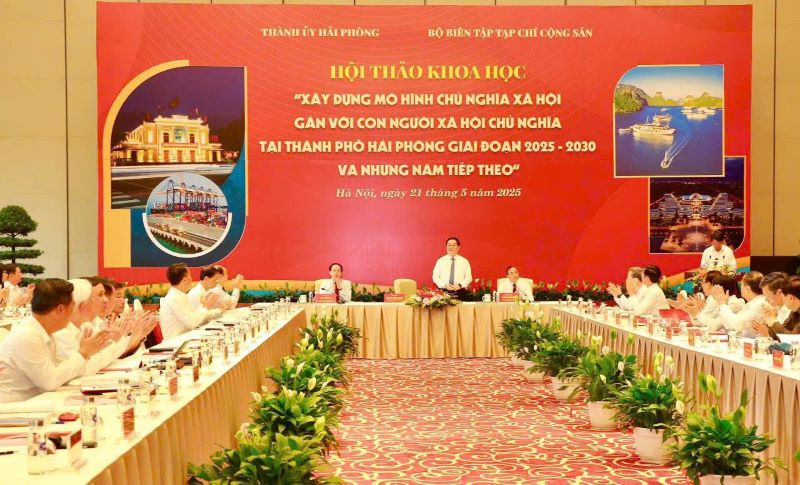 "Xây dựng mô hình Chủ nghĩa xã hội gắn với con người Xã hội chủ nghĩa tại TP Hải Phòng- Ảnh 1.
