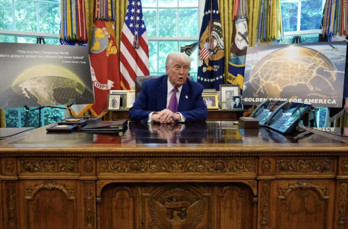 Tổng thống Donald Trump h&eacute; lộ kế hoạch ph&ograve;ng thủ tương lai của Mỹ- Ảnh 1.