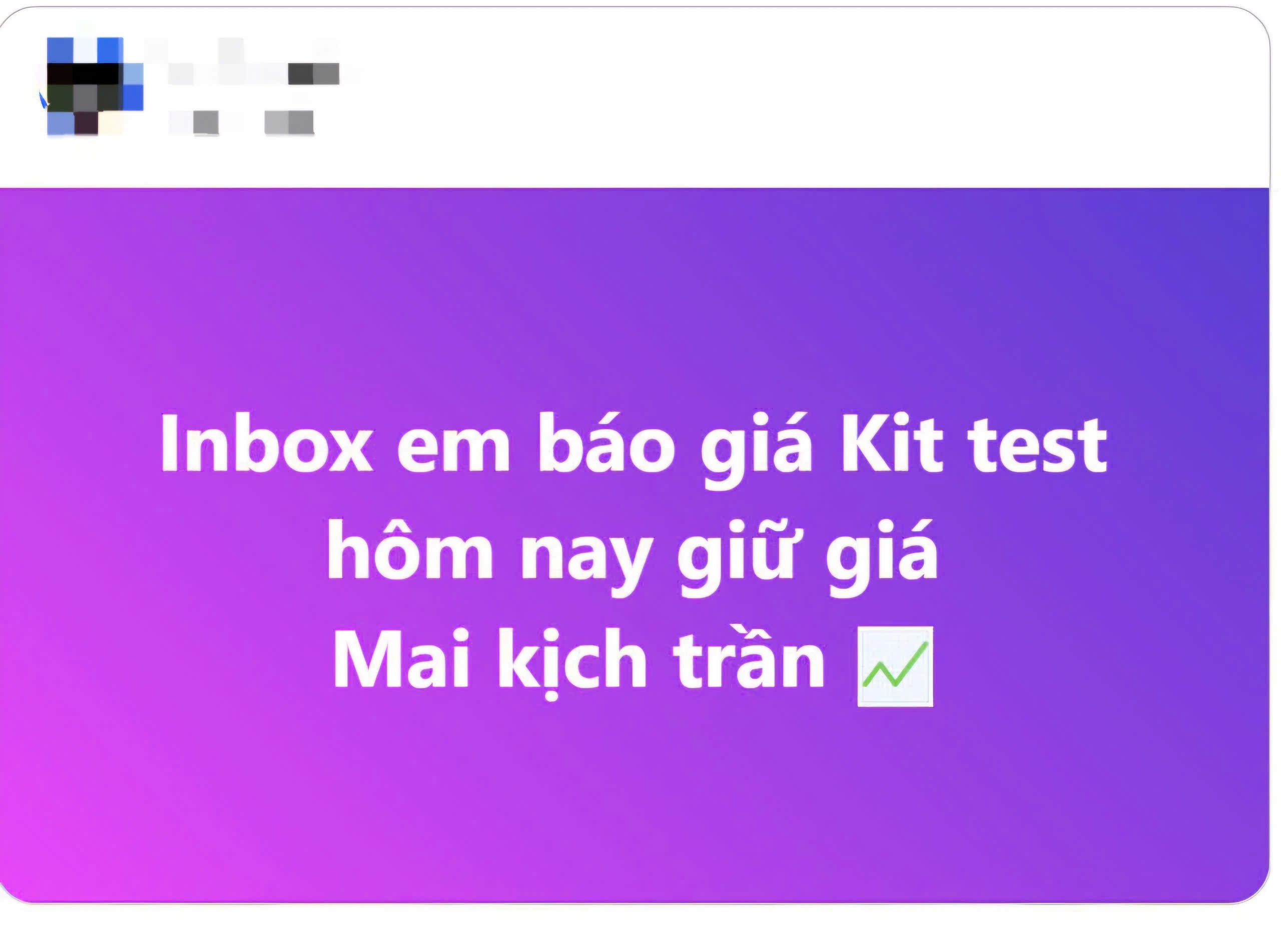 Kit test, thuốc trị COVID-19 tràn lan "chợ mạng" - Ảnh 1.