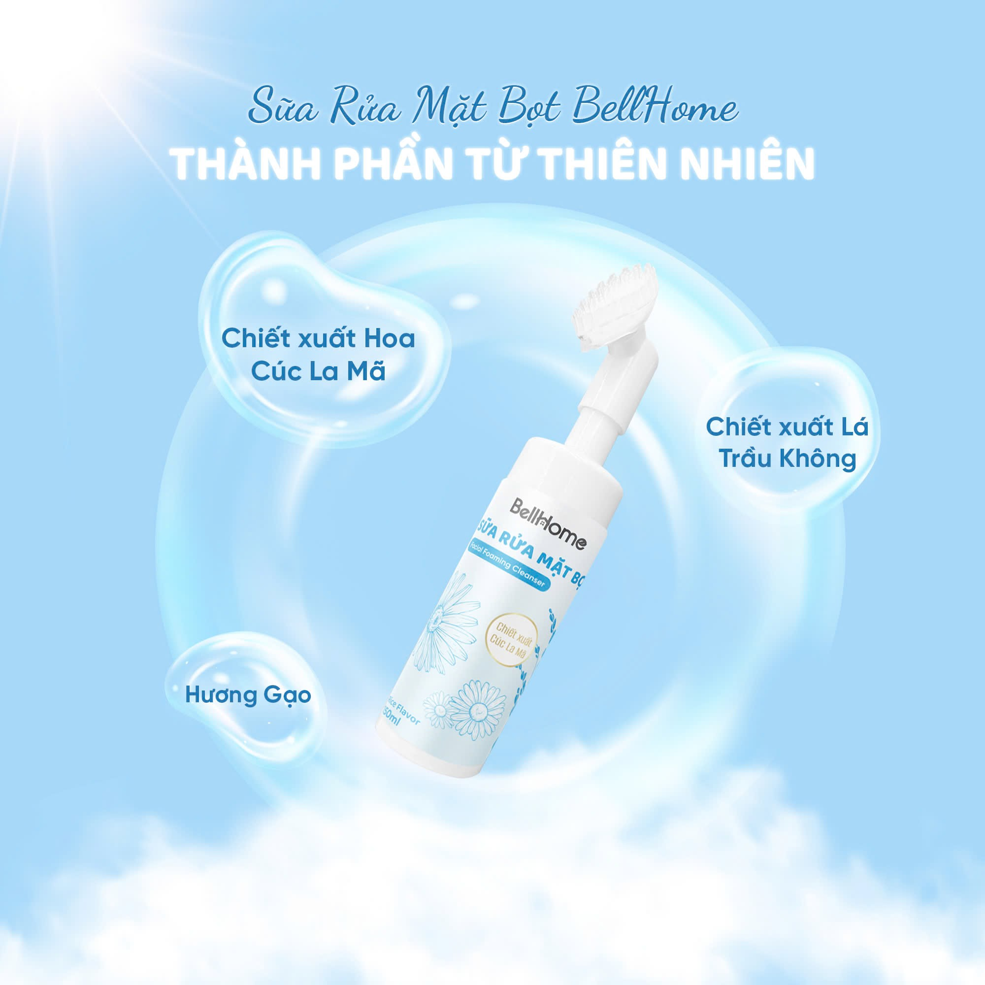 Sữa rửa mặt bọt, tích hợp đầu massage tiện dụng - Ảnh 3.