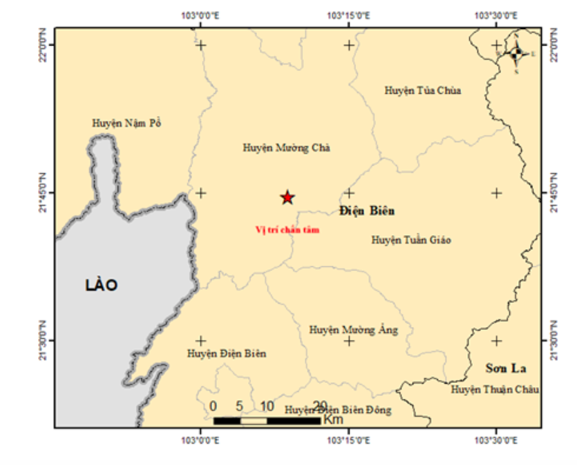 Điện Biên lại vừa xảy ra động đất- Ảnh 1.