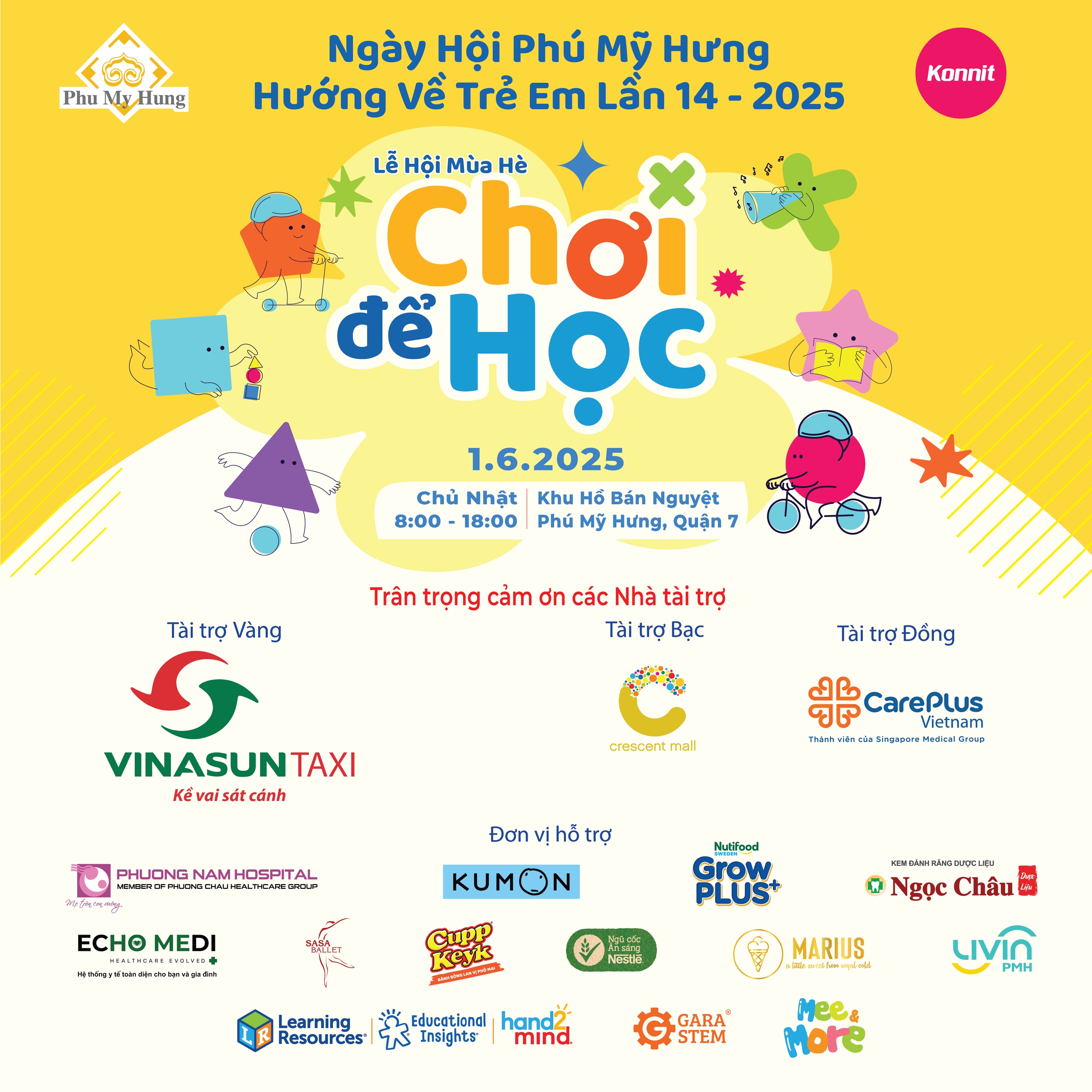 Ngày hội Phú Mỹ Hưng hướng về trẻ em lần thứ 14 - 2025: “Lễ hội mùa hè - Chơi để học”- Ảnh 1.