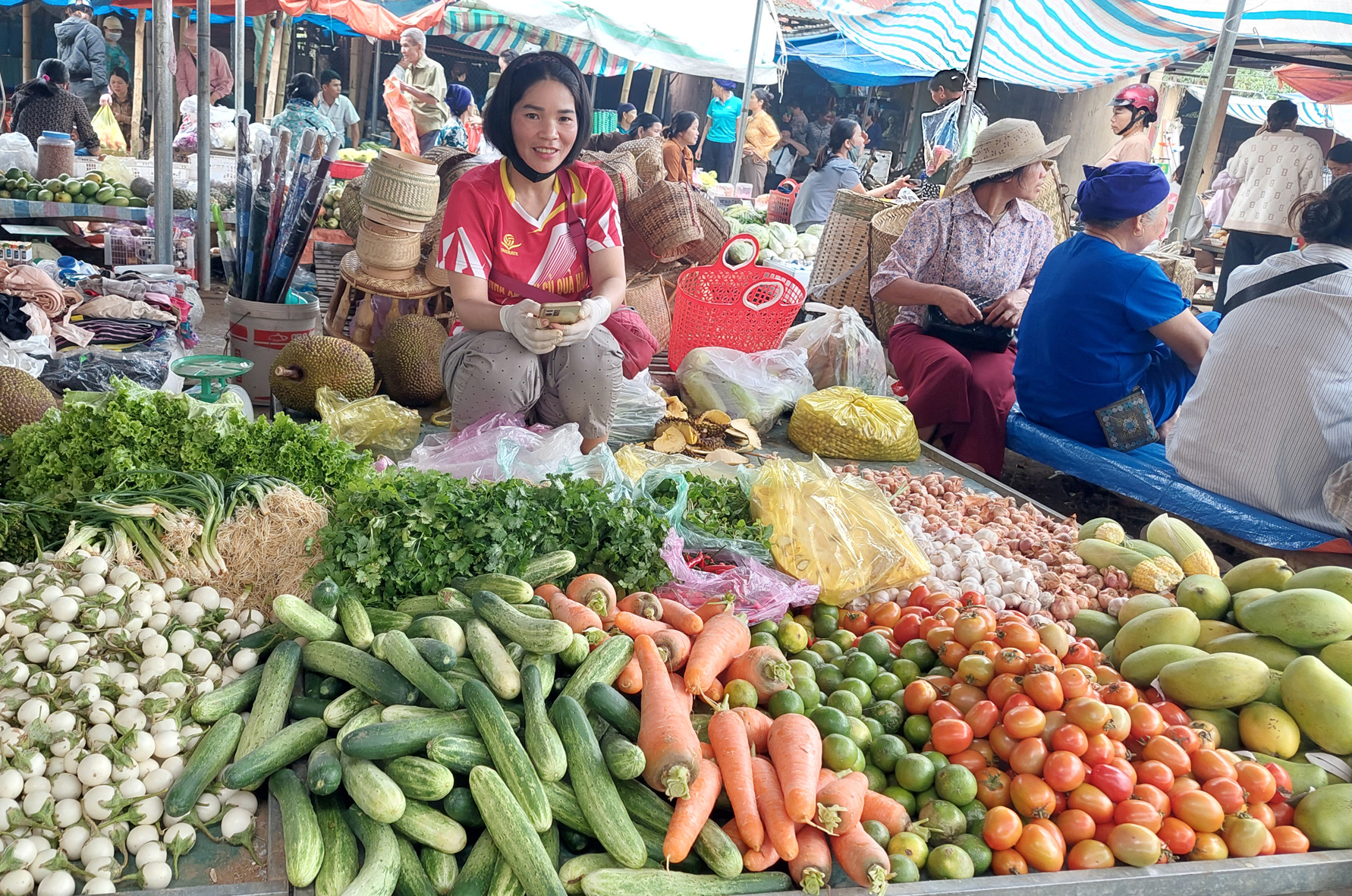 Độc đáo chợ phiên Phố Đoàn - Ảnh 9.