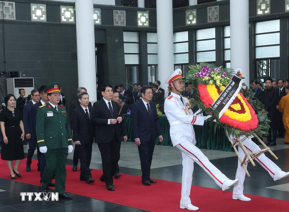 Lễ Quốc tang nguy&ecirc;n Chủ tịch nước Trần Đức Lương- Ảnh 13.