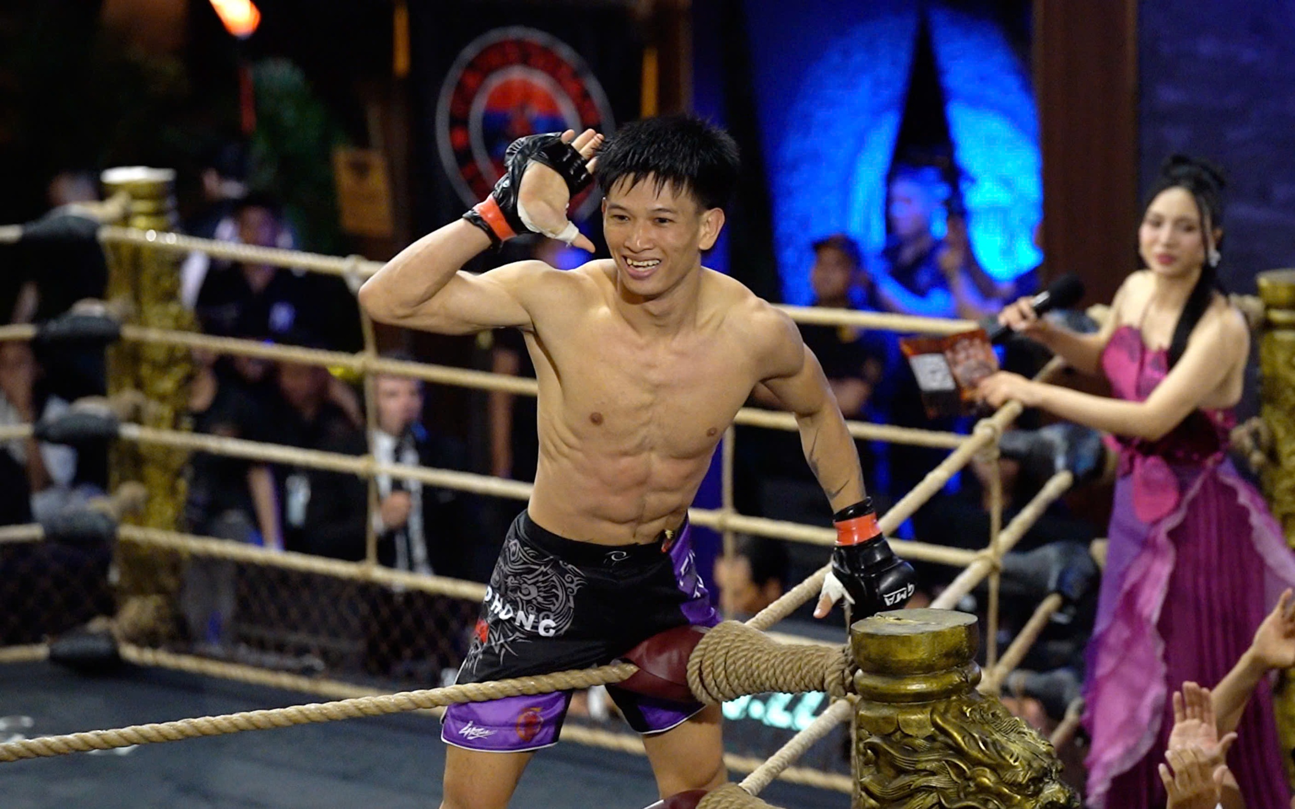 B&ugrave;i Trường Sinh hạ knockout cao thủ Campuchia ở GMA 05 - Ảnh 1.