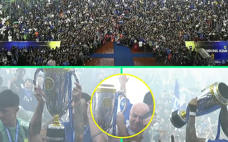 CLB Indonesia vô địch, đại diện FIFA chứng kiến màn ăn mừng thảm họa