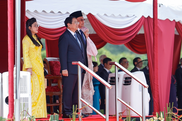 Lễ đ&oacute;n Thủ tướng Phạm Minh Ch&iacute;nh thăm ch&iacute;nh thức Malaysia- Ảnh 3.