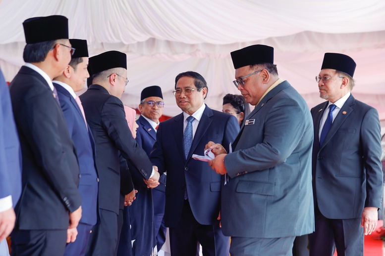 Lễ đ&oacute;n Thủ tướng Phạm Minh Ch&iacute;nh thăm ch&iacute;nh thức Malaysia- Ảnh 7.