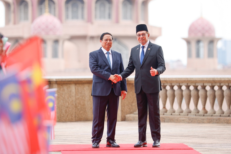 Lễ đ&oacute;n Thủ tướng Phạm Minh Ch&iacute;nh thăm ch&iacute;nh thức Malaysia- Ảnh 11.