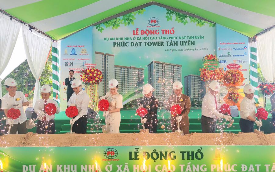 Thêm một khu nhà ở xã hội ở Bình Dương được khởi công