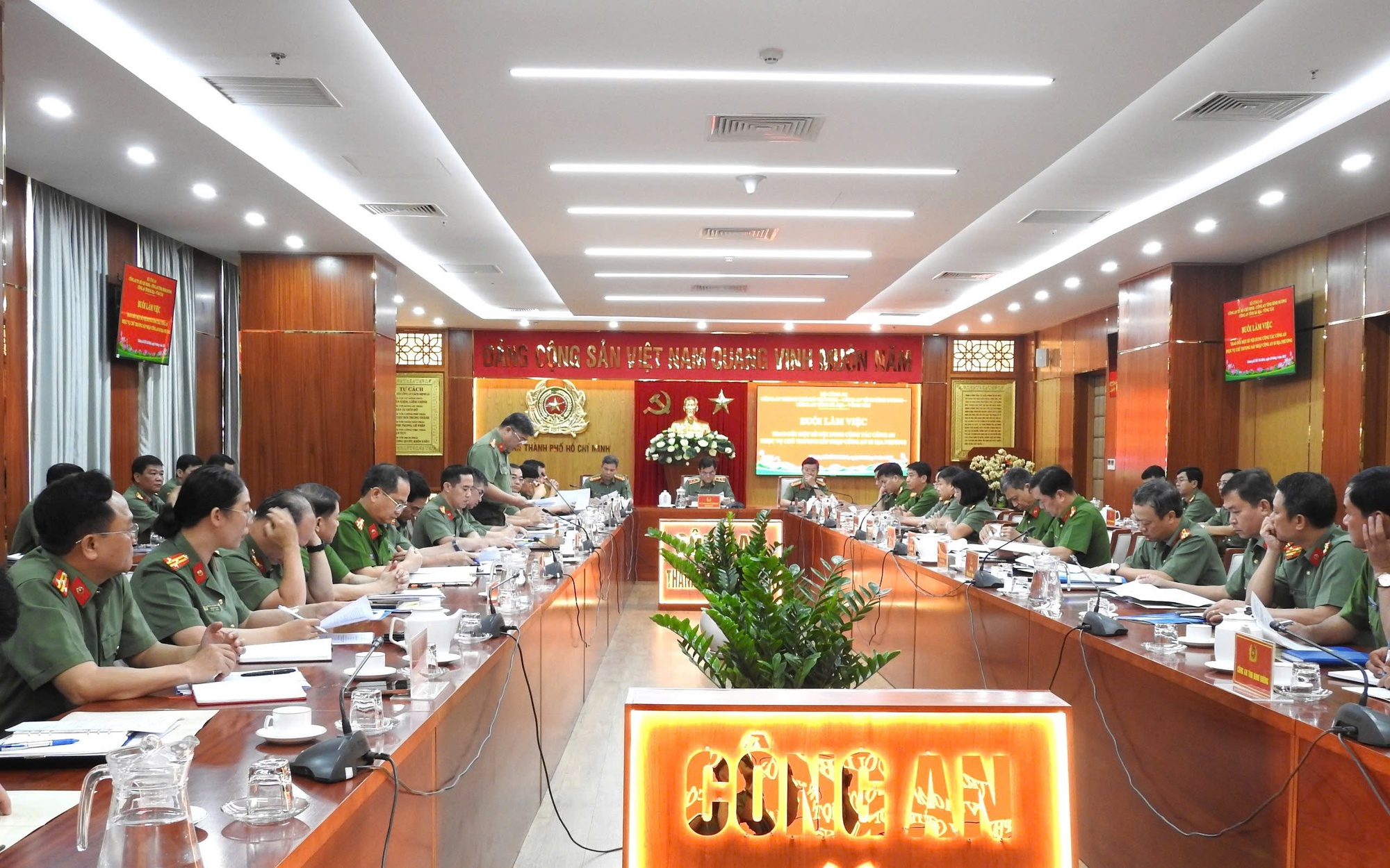 Công an TP HCM, Bình Dương, Bà Rịa - Vũng Tàu làm việc về công tác sáp nhập