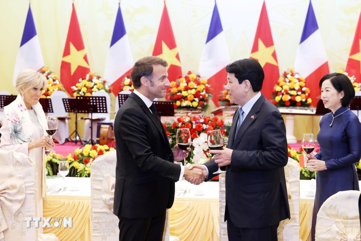 Tổng thống Emmanuel Macron: Sự gắn kết Việt - Ph&aacute;p như những c&acirc;u thơ lục b&aacute;t tao nh&atilde;- Ảnh 3.