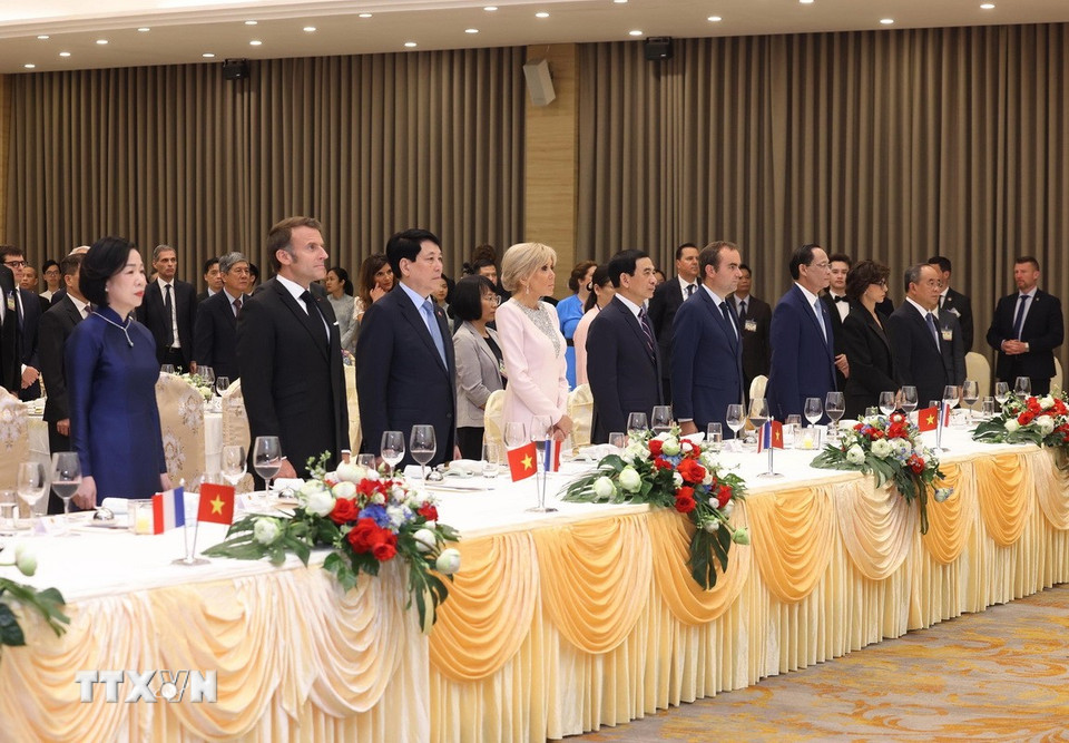 Tổng thống Emmanuel Macron: Sự gắn kết Việt - Ph&aacute;p như những c&acirc;u thơ lục b&aacute;t tao nh&atilde;- Ảnh 6.