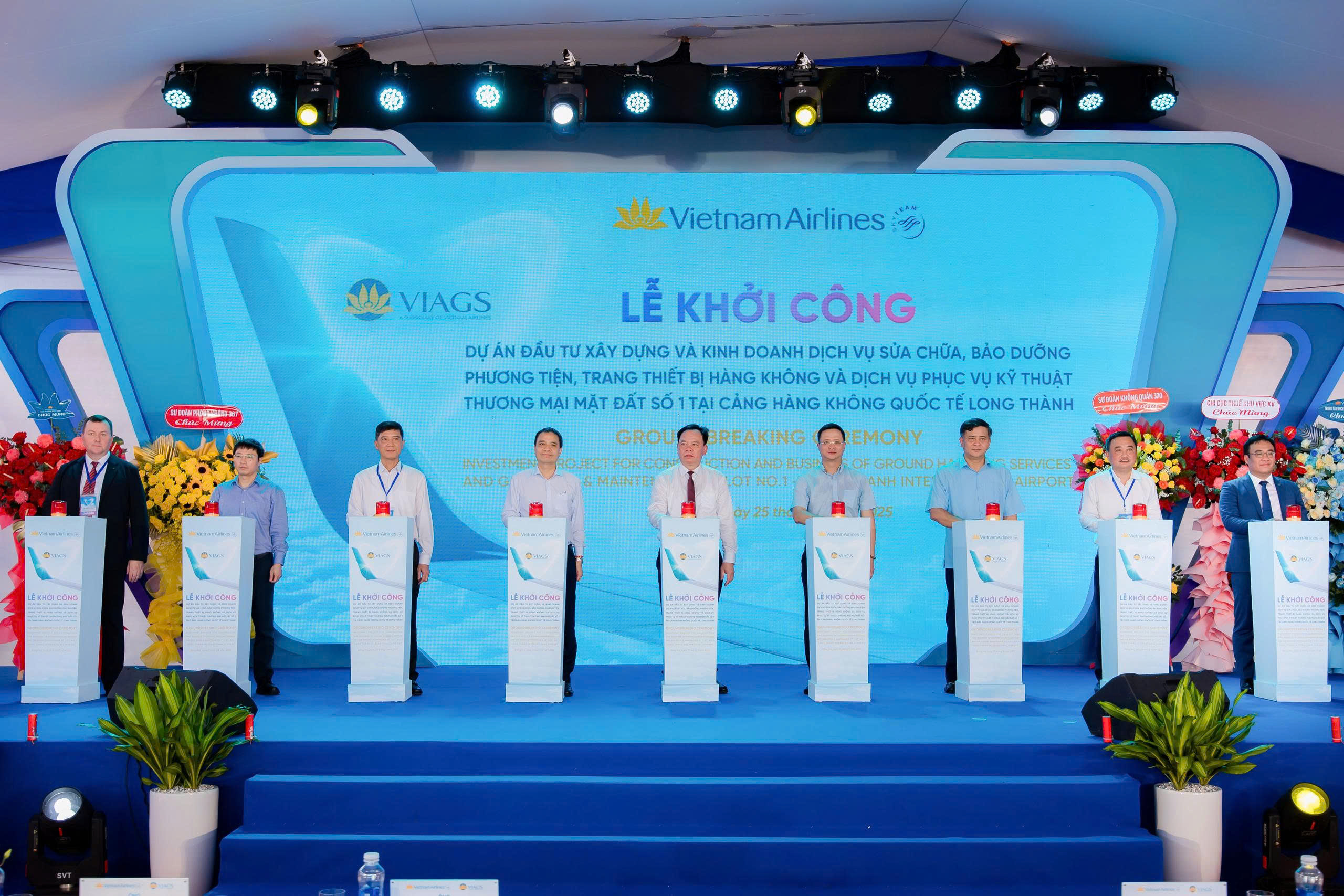 Khởi c&ocirc;ng dự &aacute;n dịch vụ kỹ thuật mặt đất tại s&acirc;n bay Long Th&agrave;nh - Ảnh 2.