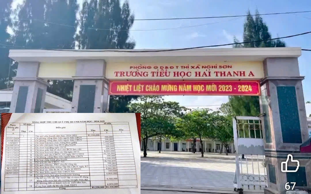 Vụ chi quỹ phụ huynh gần 200 triệu đồng: Phòng GD-ĐT báo cáo gì?