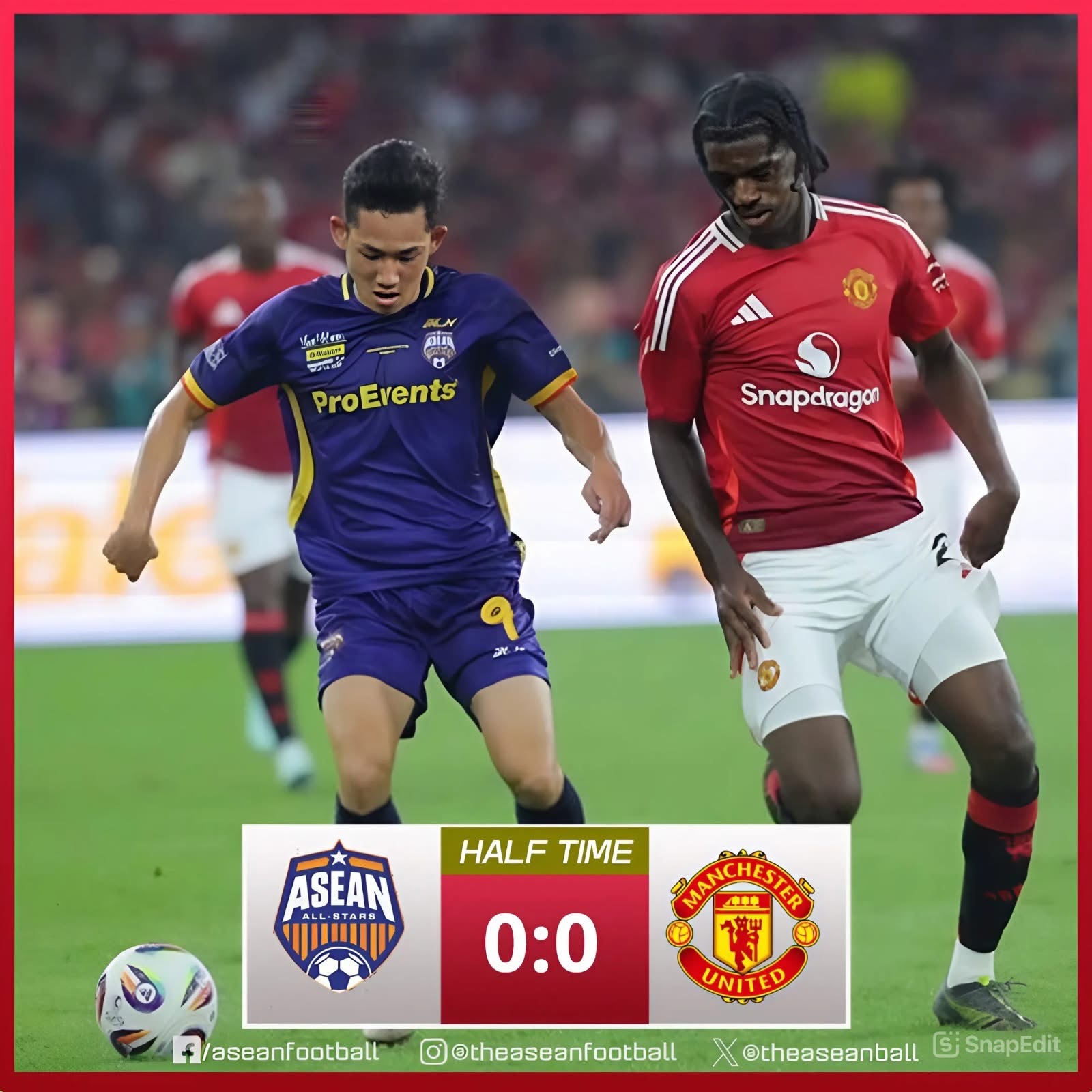 Ho&agrave;ng Đức v&agrave; c&aacute;c đồng đội của ASEAN All-Stars thắng s&aacute;t n&uacute;t Man United- Ảnh 1.