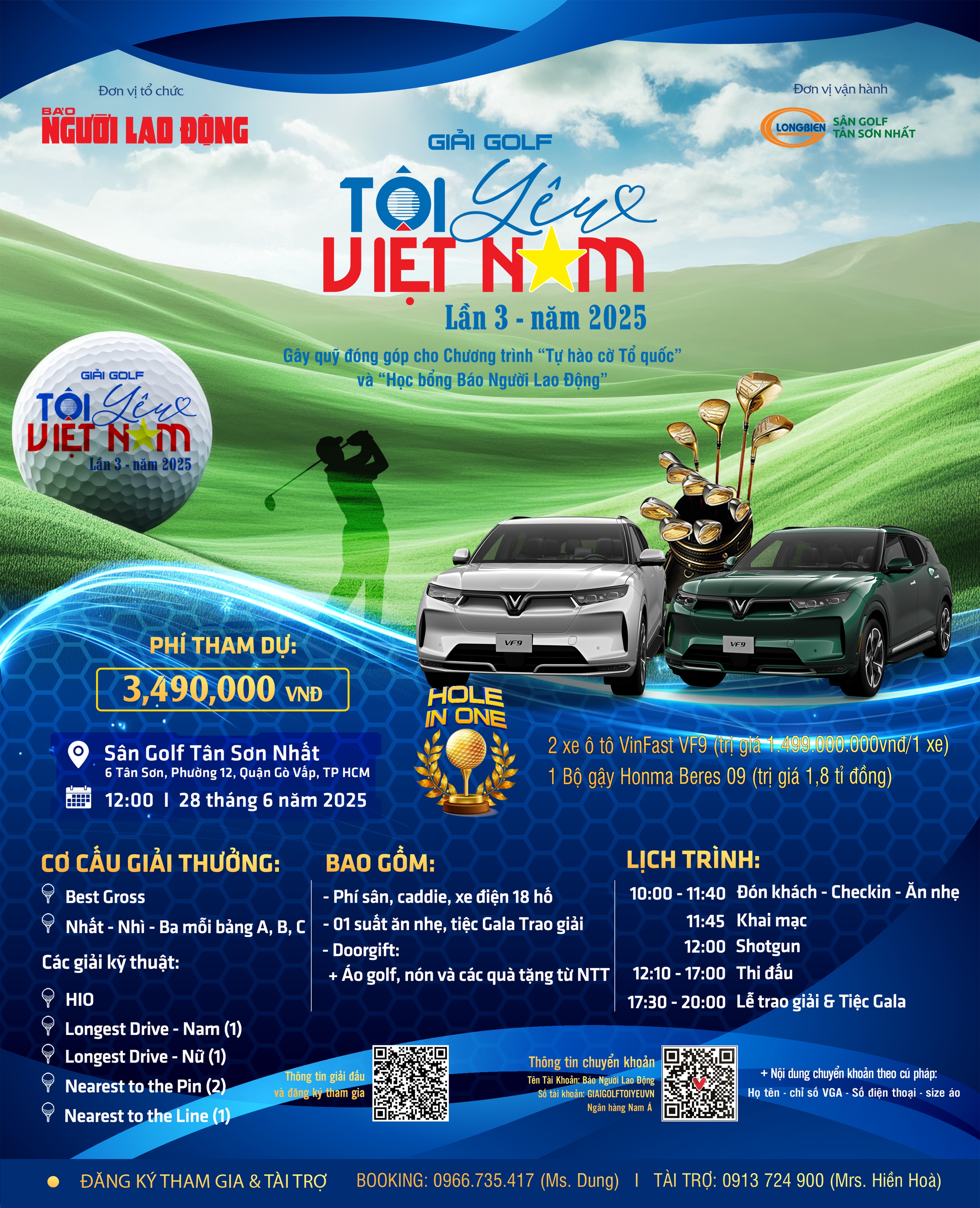 Giải golf "T&ocirc;i y&ecirc;u Việt Nam" lần 3 - 2025: H&aacute;o hức chờ trải nghiệm - Ảnh 2.