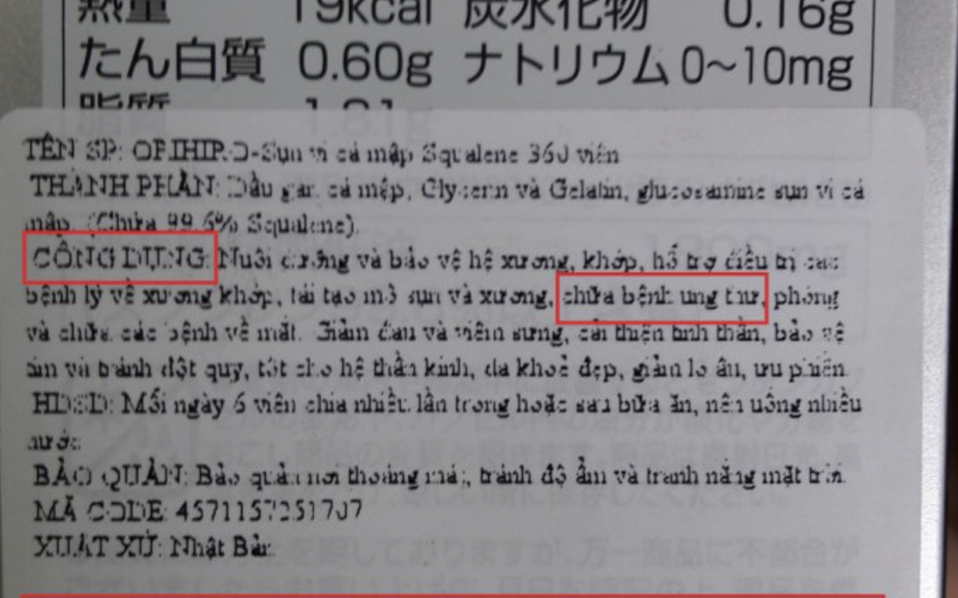 Rà soát quảng cáo thực phẩm bổ sung "nổ" công dụng