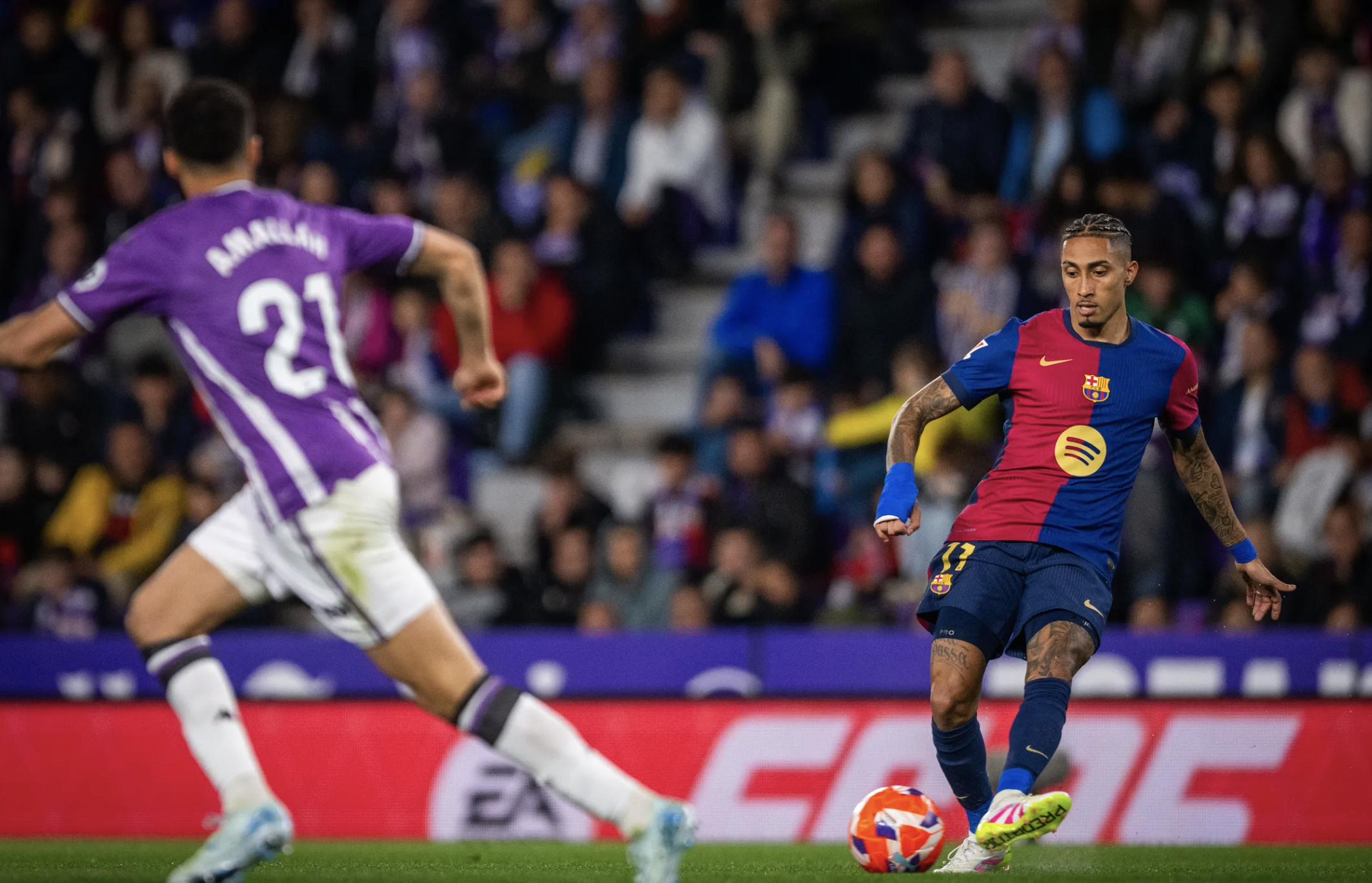 Ngược d&ograve;ng chật vật hạ Valladolid, Barcelona chờ chung kết sớm ở El Clasico- Ảnh 6.