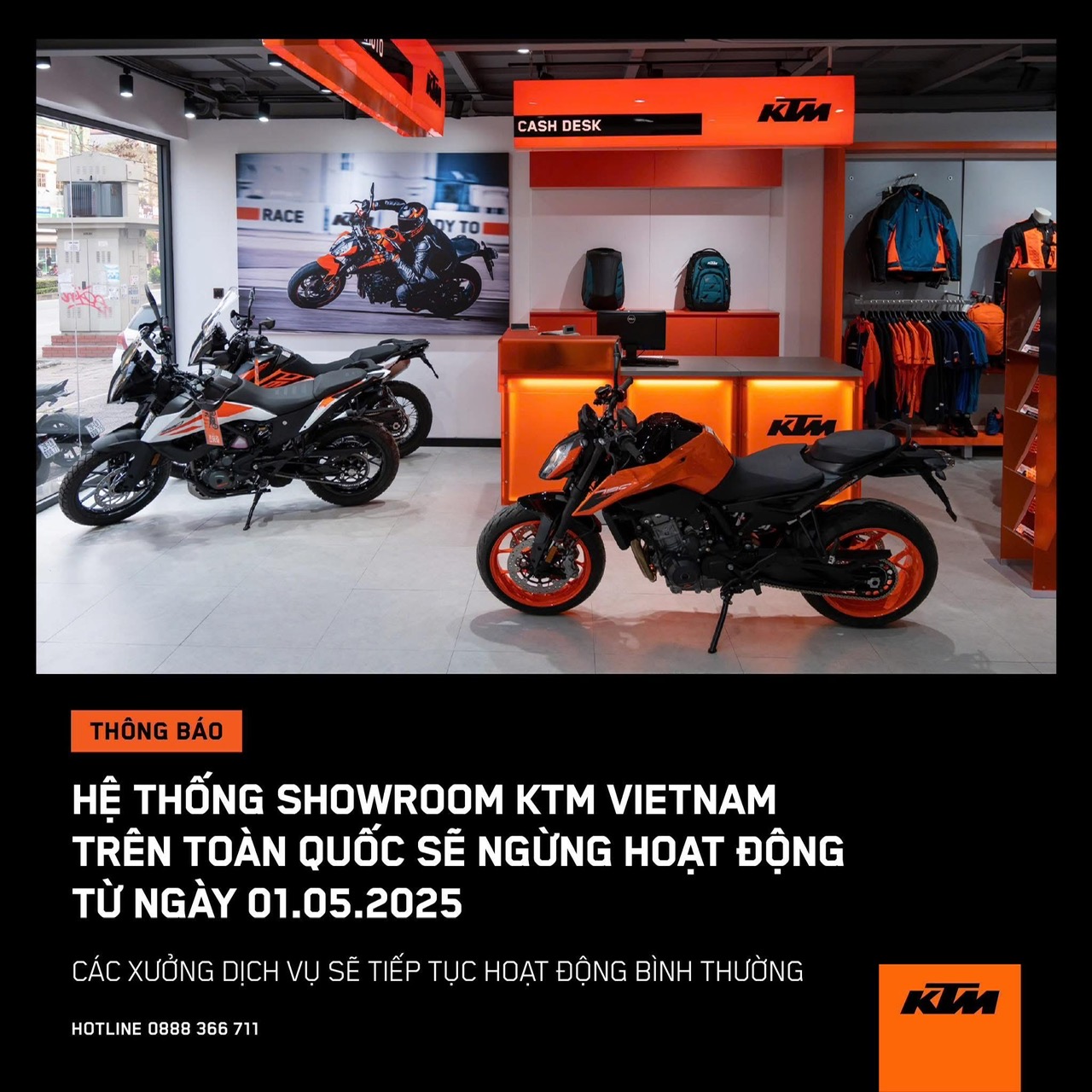 Ngừng hoạt động hệ thống showroom m&ocirc; t&ocirc; KTM  - Ảnh 1.