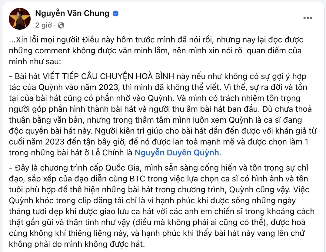 Bản hit quốc dân "Viết tiếp câu chuyện hòa bình": thành công và tranh cãi- Ảnh 3.