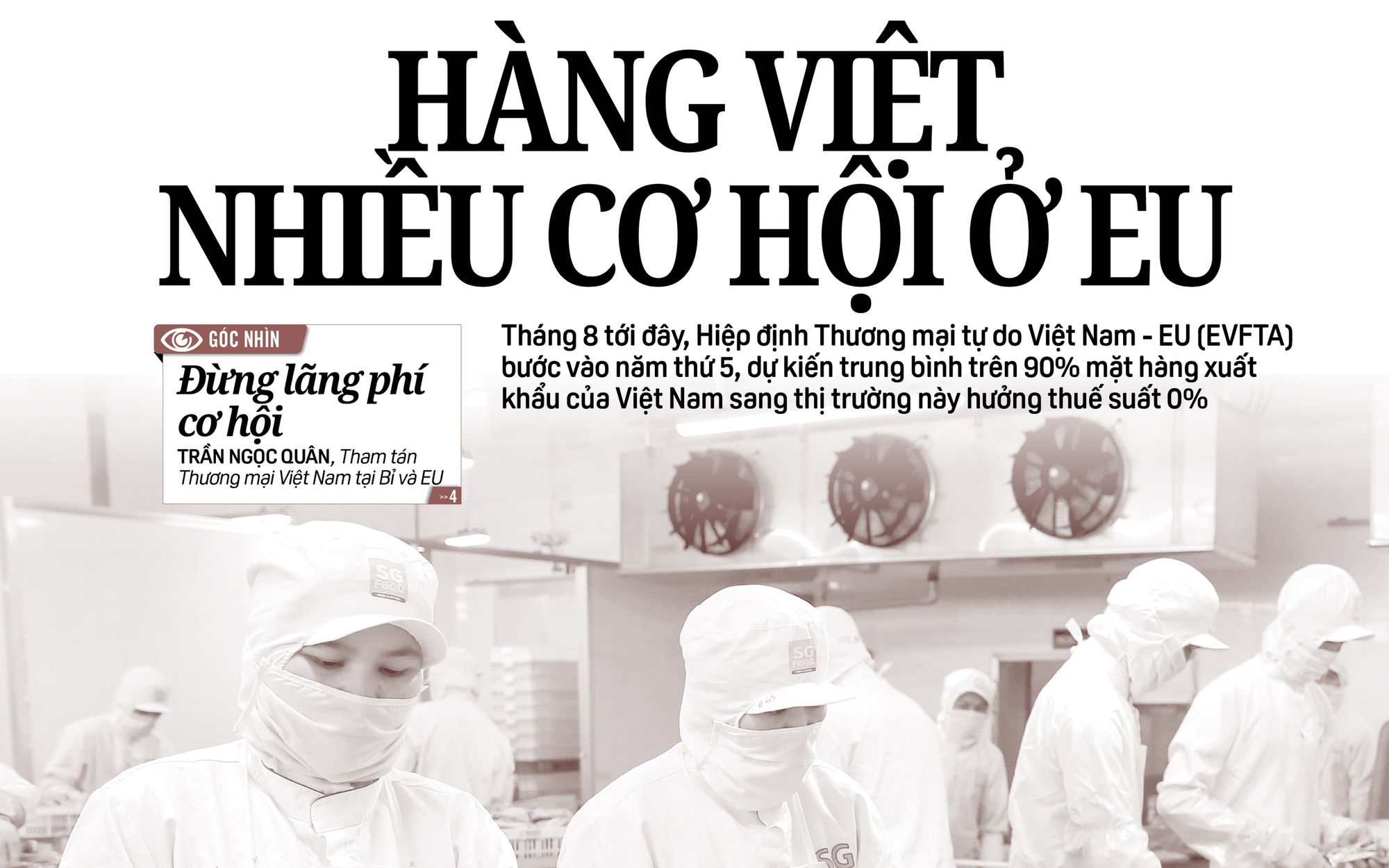 Báo in ngày 4-5: Hàng Việt nhiều cơ hội ở EU