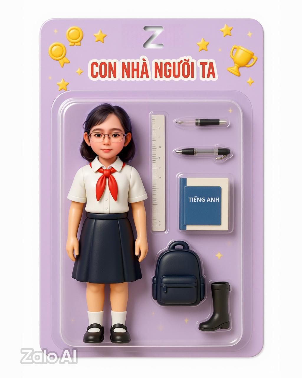 Chiến dịch "trở lại tuổi học tr&ograve;" của Zalo bị li&ecirc;n tưởng đến trend "đ&oacute;ng hộp" ChatGPT - Ảnh 2.