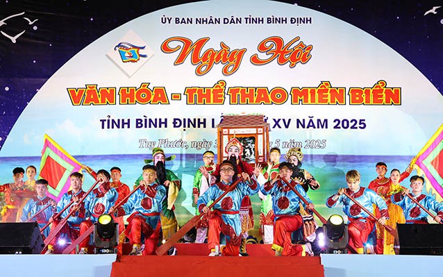 Hơn 400 người tham gia Ngày hội Văn hóa - Thể thao miền biển Bình Định
