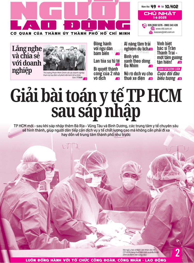 B&aacute;o in ng&agrave;y 1-6: Giải b&agrave;i to&aacute;n y tế TP HCM sau s&aacute;p nhập- Ảnh 1.