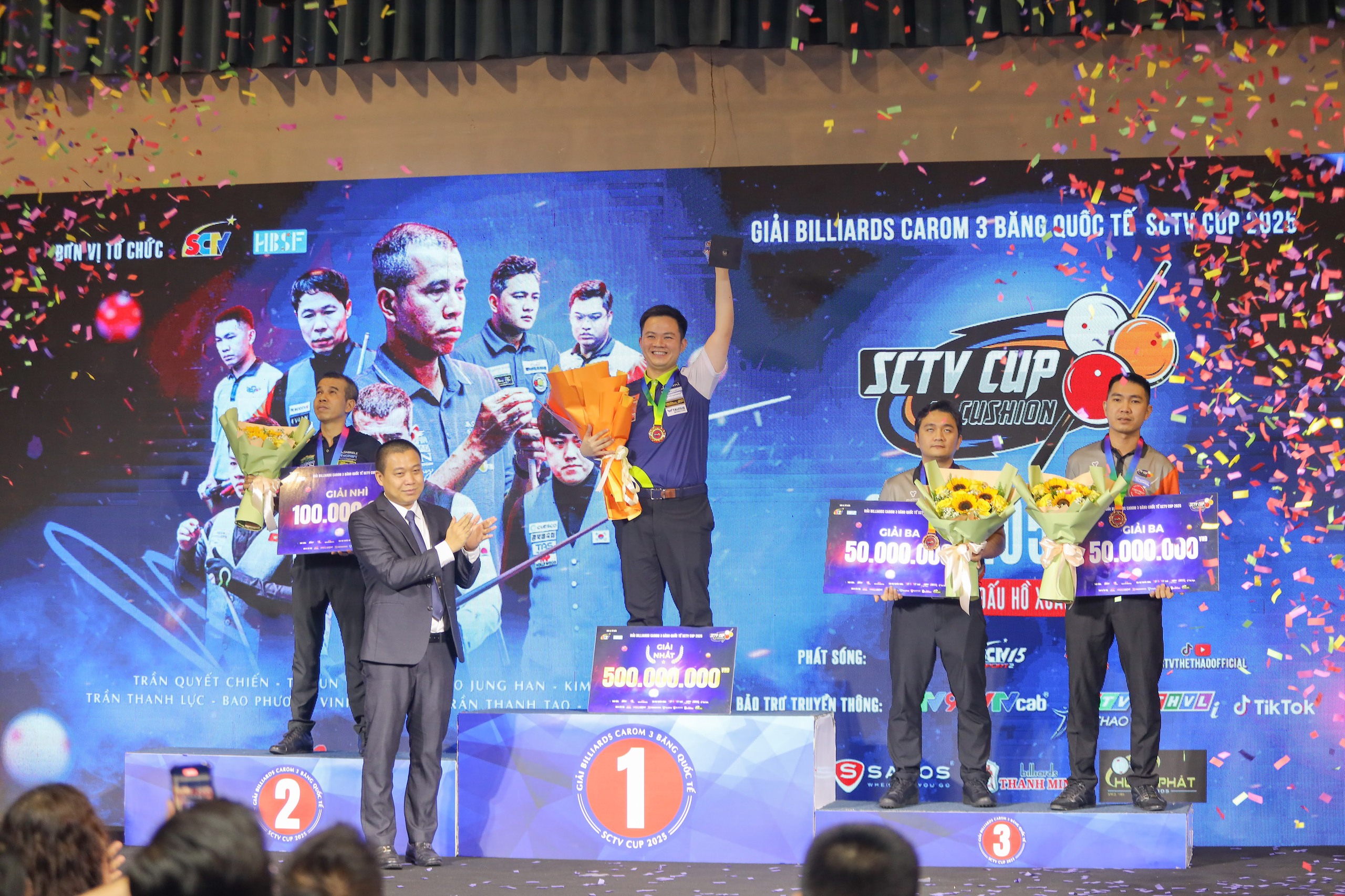 Bao Phương Vinh v&ocirc; địch billiards SCTV Cup 2025, nhận nửa tỉ tiền thưởng- Ảnh 5.