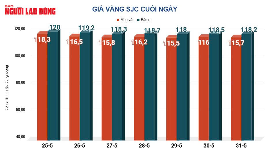 Giá vàng hôm nay 1-6: Người mua vàng miếng lỗ gần 5 triệu đồng, giá còn giảm tiếp?- Ảnh 3.