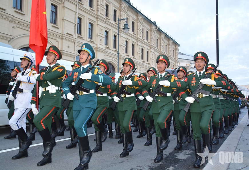 Đo&agrave;n Qu&acirc;n đội nh&acirc;n d&acirc;n Việt Nam tham gia sơ duyệt Lễ duyệt binh tr&ecirc;n Quảng trường Đỏ- Ảnh 3.
