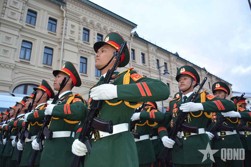 Đo&agrave;n Qu&acirc;n đội nh&acirc;n d&acirc;n Việt Nam tham gia sơ duyệt Lễ duyệt binh tr&ecirc;n Quảng trường Đỏ- Ảnh 4.