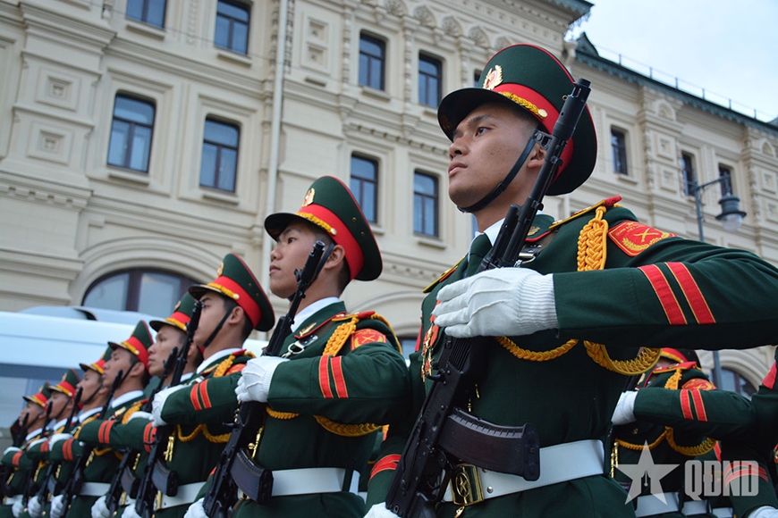 Đo&agrave;n Qu&acirc;n đội nh&acirc;n d&acirc;n Việt Nam tham gia sơ duyệt Lễ duyệt binh tr&ecirc;n Quảng trường Đỏ- Ảnh 5.