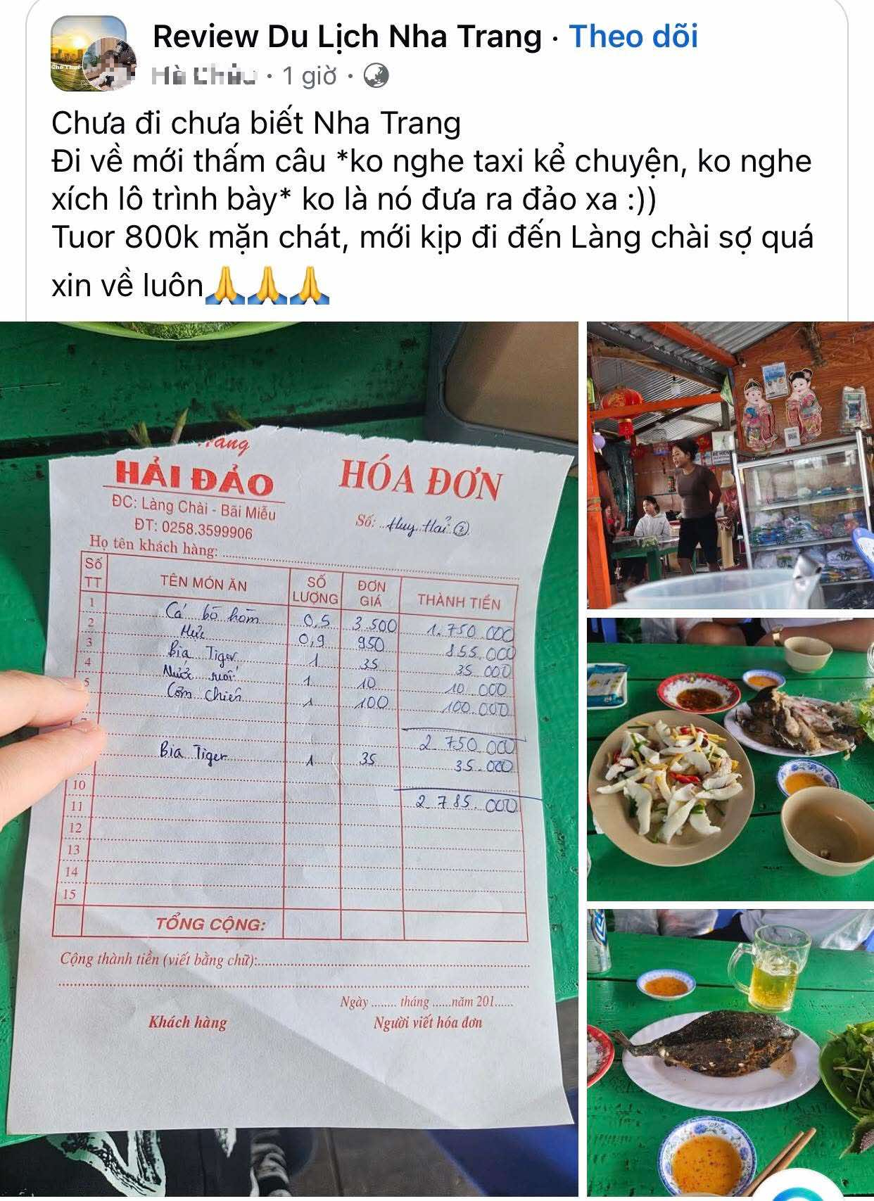 Vụ cá bò hòm 3,5 triệu đồng/kg ở Nha Trang: Chủ bè kinh doanh "chui" dịch vụ ăn uống - Ảnh 1.